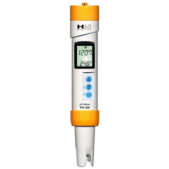 Medidor de pH y temperatura digital HM PH-80 y PH-200.
