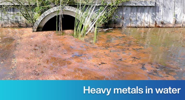 Heavy metals in water