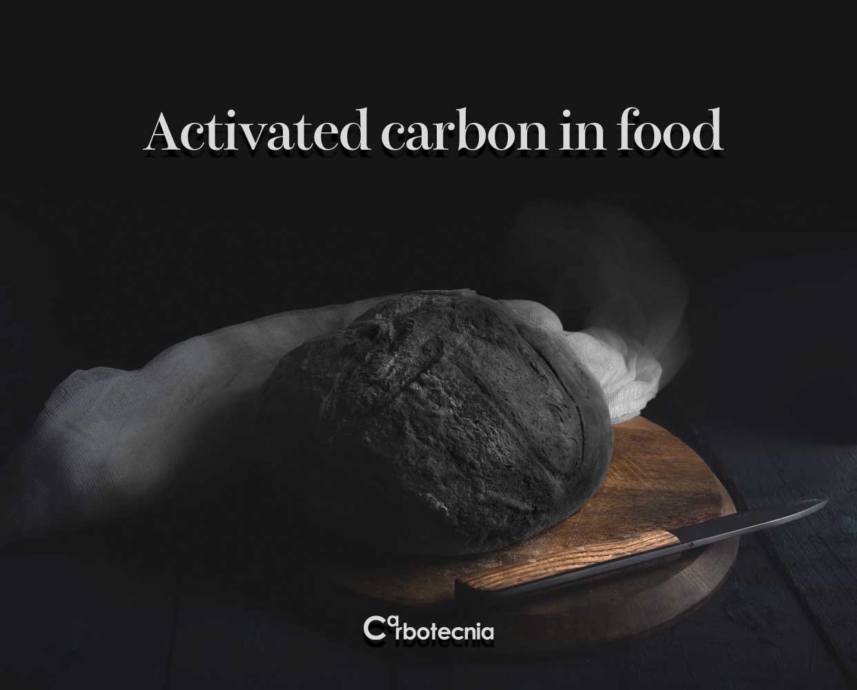Activated carbon in food